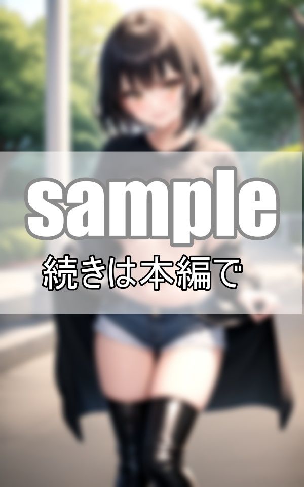 サンプル画像4:久しぶりのお散歩デートに彼女がノーブラで来ちゃった！(妄想-LABO) [d_376500]