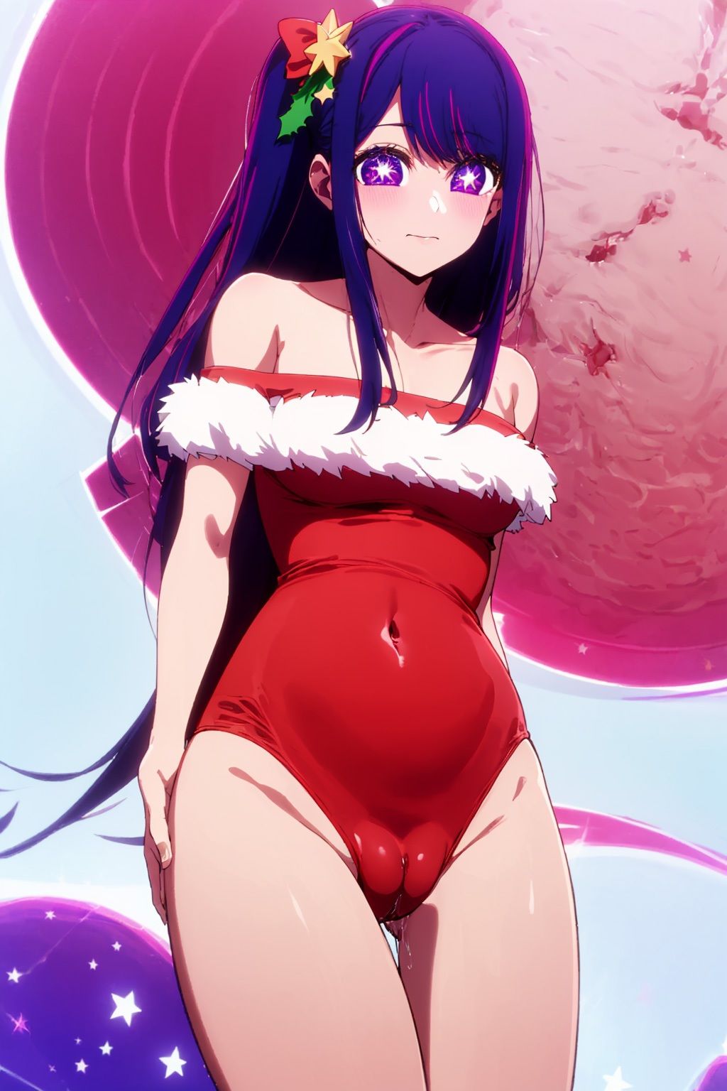 サンプル画像5:推しの子 伝説的アイドル B小町の星野アイ 衝撃のヘアヌード写真集(AI Innovation) [d_376527]