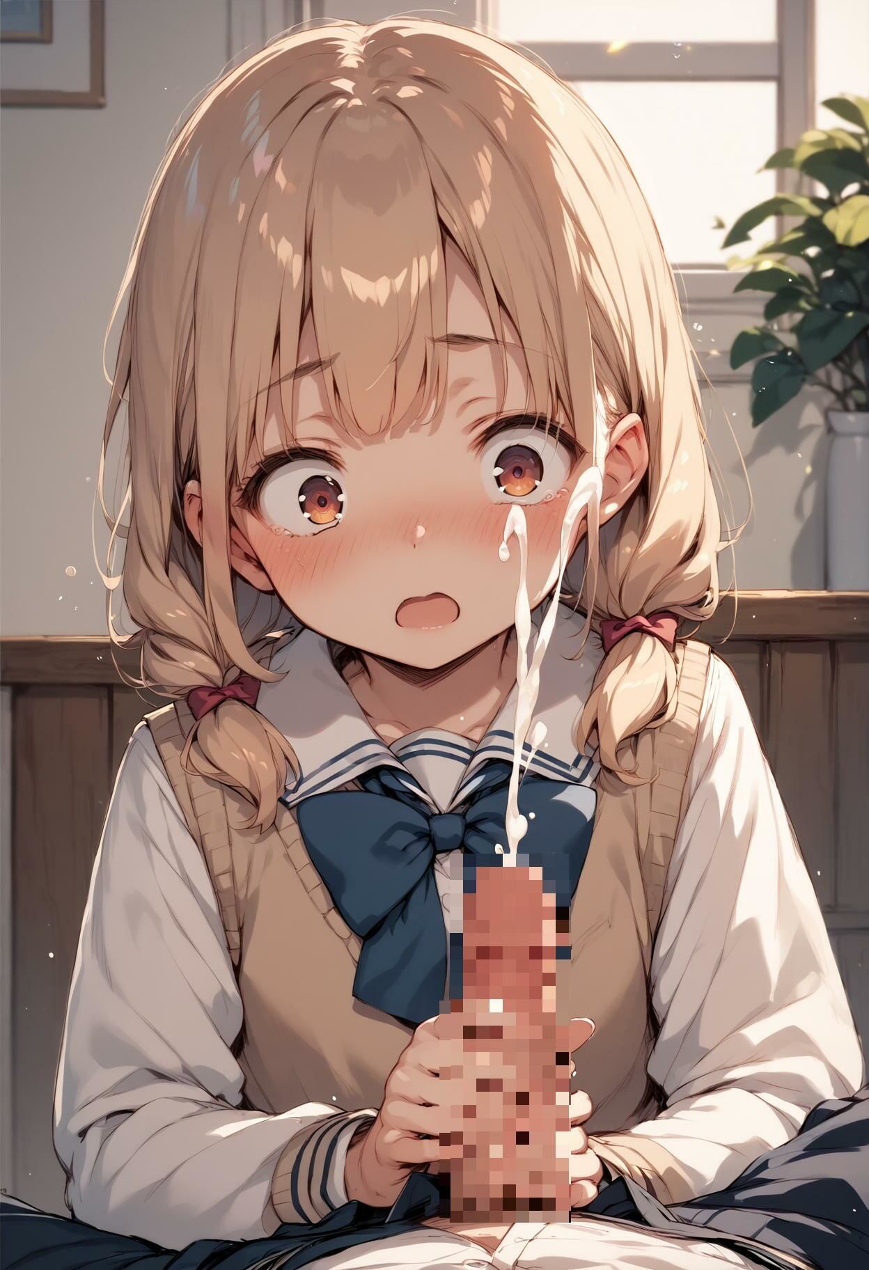 サンプル画像5:【女子校生の手コキ】気持ち良すぎてドピュ！(AI_Pussy) [d_376576]