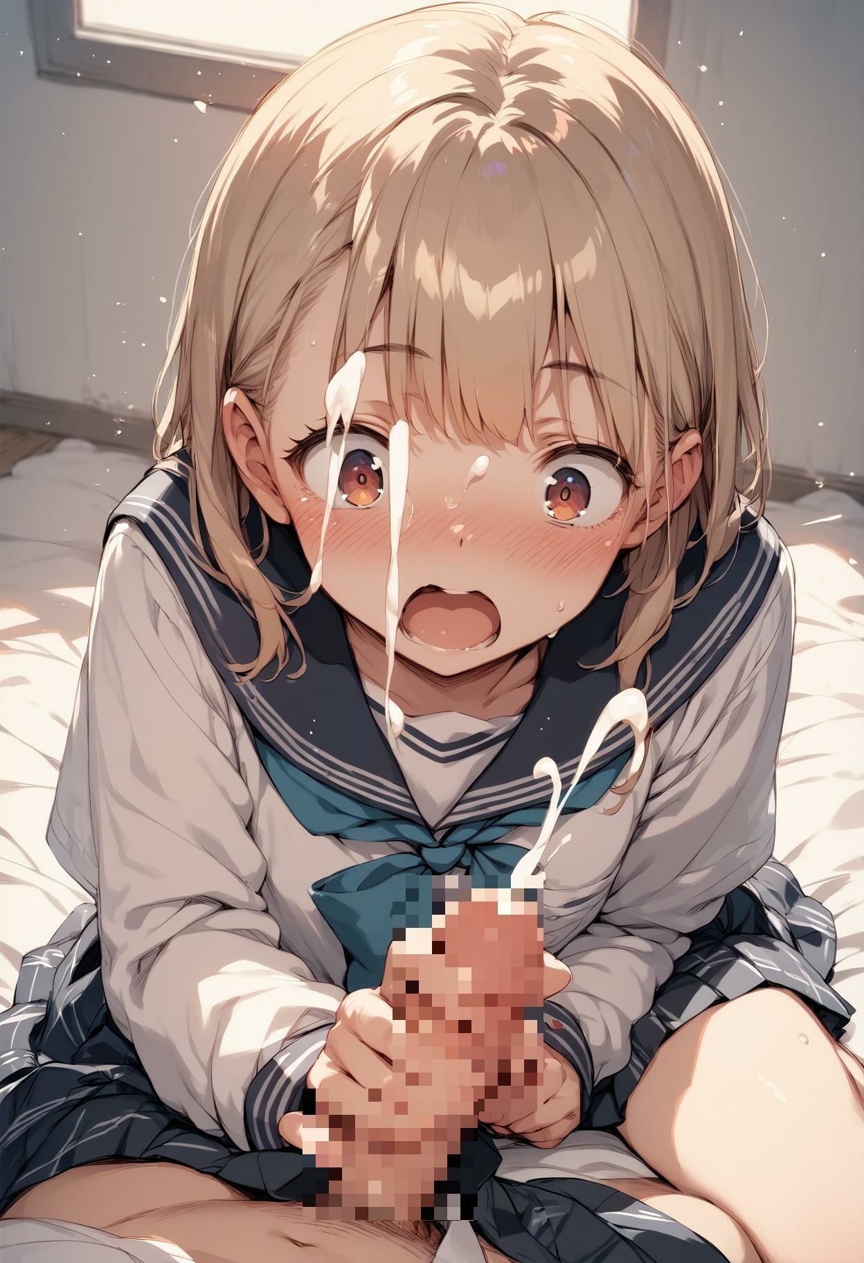 サンプル画像6:【女子校生の手コキ】気持ち良すぎてドピュ！(AI_Pussy) [d_376576]