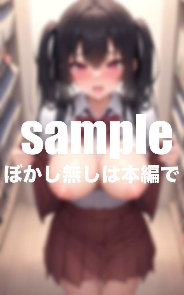 サンプル画像1:図書室の調教 発情中の美少女達は放課後の図書室で調教の快感に堕ちる(ずっ小抜根) [d_376676]