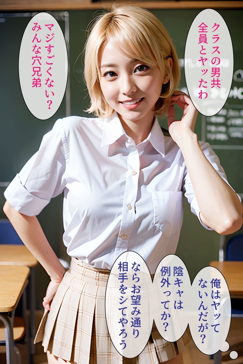 サンプル画像6:【R18厳選版ベスト50】催●アプリで調教無双4:ビッチギャル編(官能マンガ（Mスタジオ）) [d_376692]