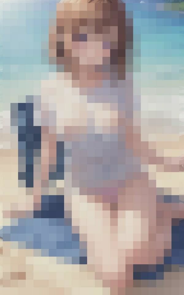 サンプル画像2:透け乳首〜濡れたTシャツ〜(miracleAIラボ) [d_376740]