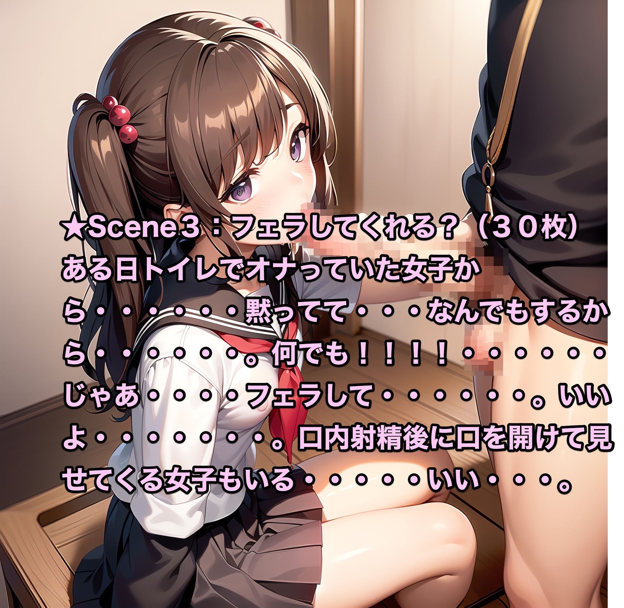 サンプル画像6:えちえち学園生活 〜トイレでのハプニング Vol.1〜(Cameron’s room) [d_376852]