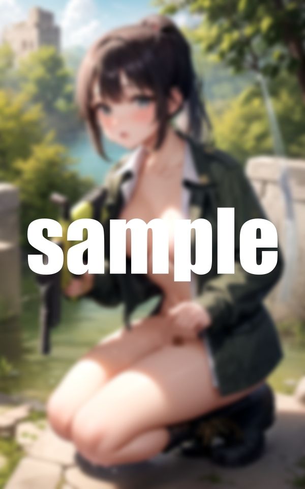 サンプル画像1:サバゲー中に発情しました(ゆめみるしりこん) [d_376875]