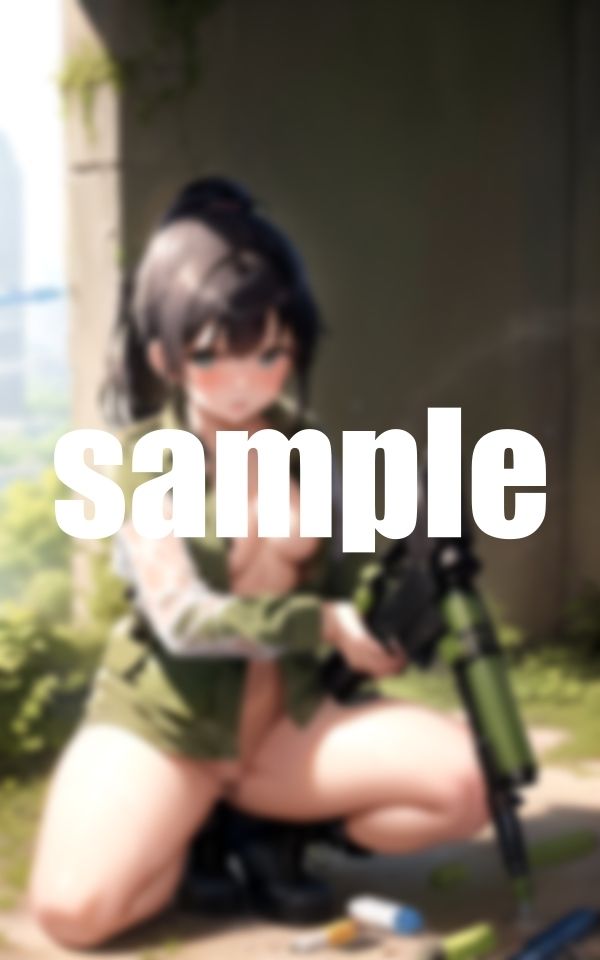 サンプル画像3:サバゲー中に発情しました(ゆめみるしりこん) [d_376875]