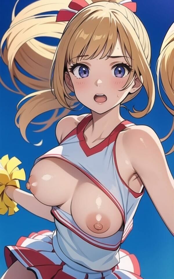 サンプル画像5:ノーブラノーパン チアリーダー(ぬぽんつ) [d_376888]