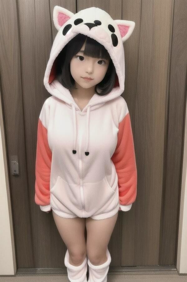 サンプル画像2:着ぐるみパジャマ少女(酒池肉林の館) [d_376955]