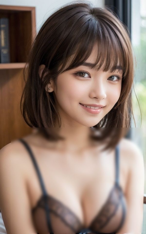 サンプル画像3:黒下着お姉さんの誘惑(ミルクキング) [d_376969]