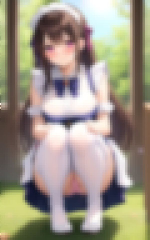 サンプル画像2:かわいすぎるメイドの開脚パンチラ集めましたPart3(aiai) [d_377026]