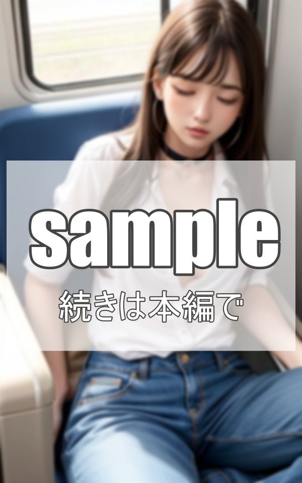 サンプル画像2:電車で眠る無防備女子に 悪戯しました(ネオン夢想家たち) [d_377052]