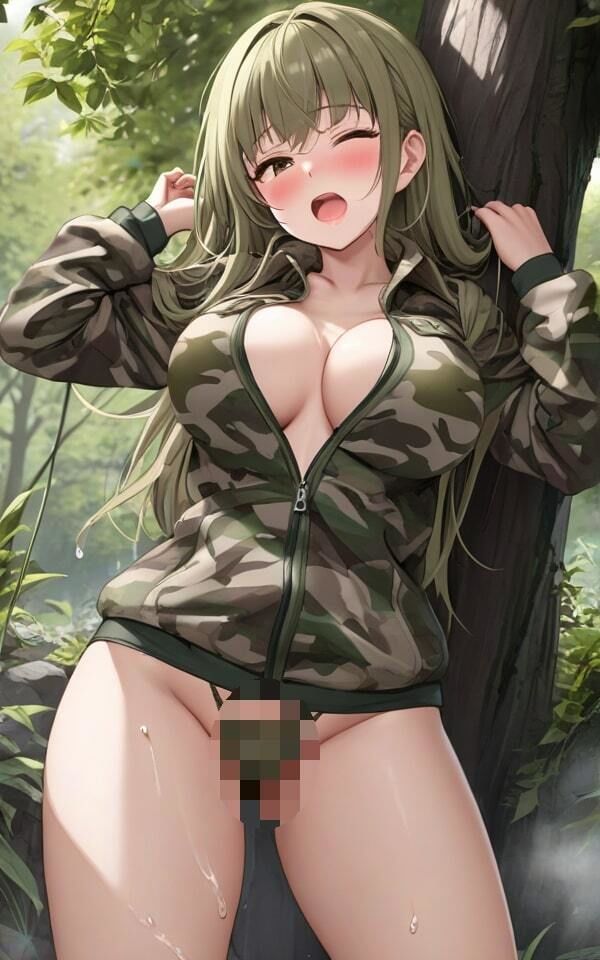 サンプル画像4:サバイバル中にムラムラしたギャル 外は興奮するね！(火の小鳥) [d_377080]