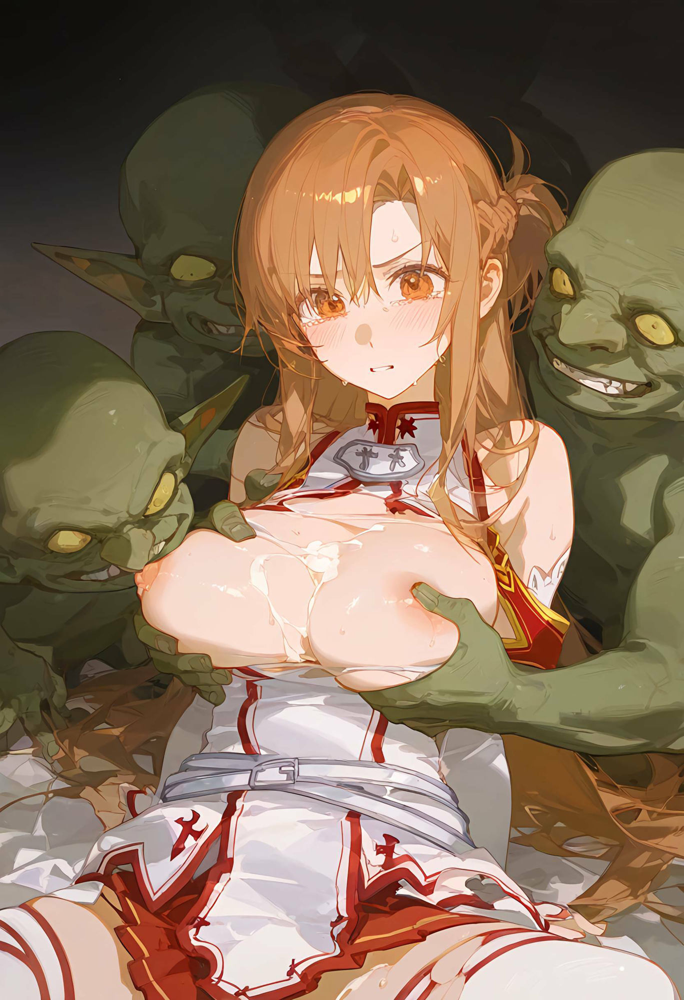 サンプル画像5:寝取られゴブリン調教日誌 ア〇ナ（SAO）(とめきちや) [d_377171]