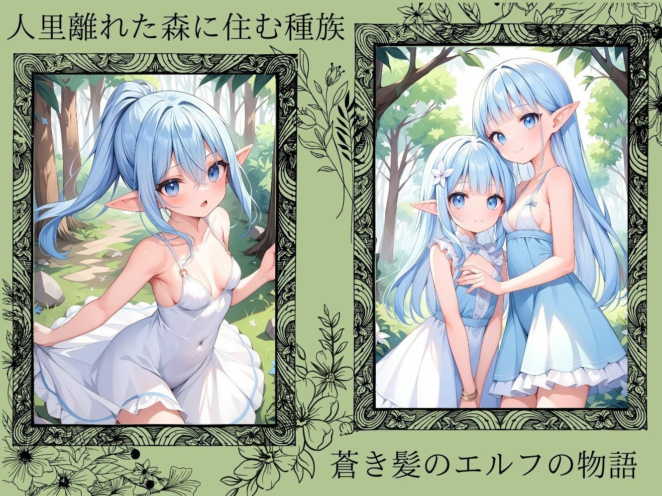 サンプル画像1:狙われたエルフの里(むほー地帯) [d_377226]