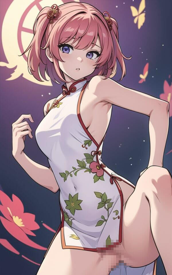 サンプル画像1:チャイナドレス(にゅるんべるく) [d_377343]