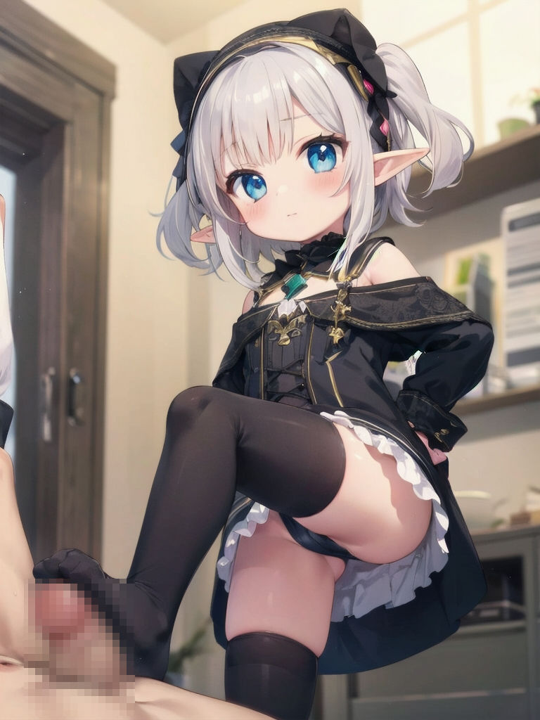 サンプル画像1:エルフの女の子とえっち2(もちもち生産所) [d_377368]