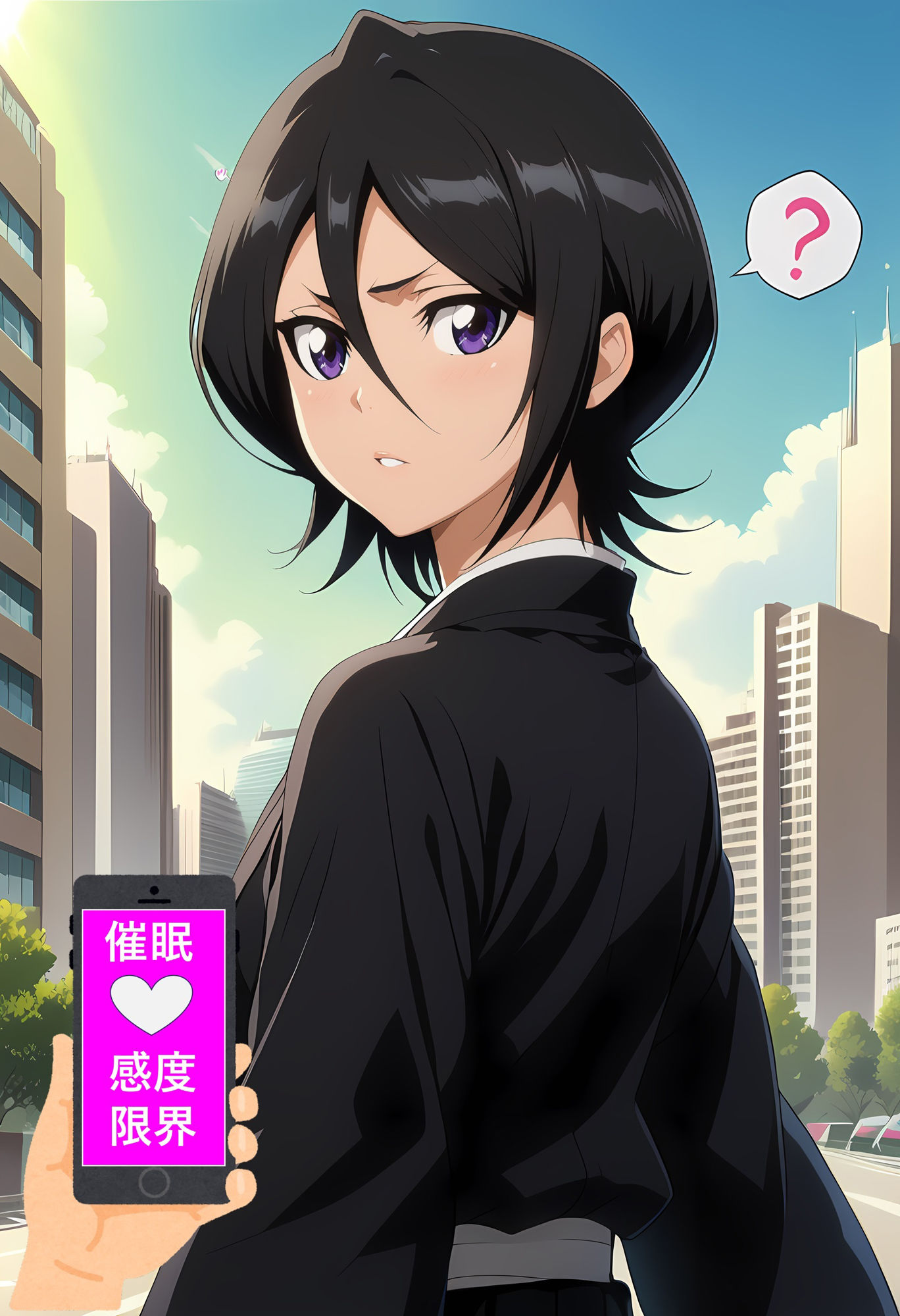 サンプル画像1:ヒロイン凌●AI全集24，和風剣士_ルキア・アカメ・神谷薫(hiropinai_3/5) [d_377377]