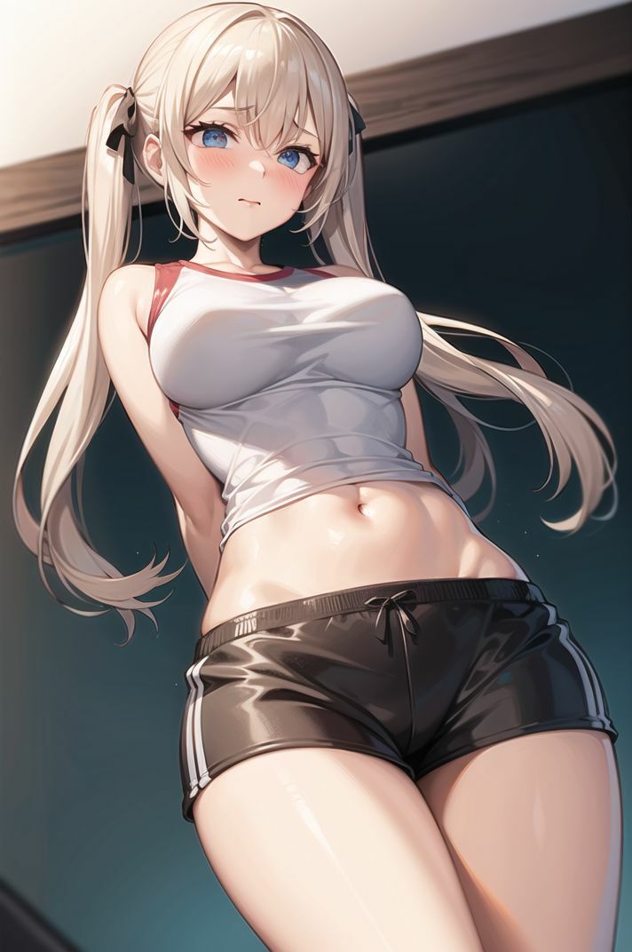 サンプル画像1:体操服の美少女を押し倒して強引にイカせる！(虹のふもと) [d_377457]