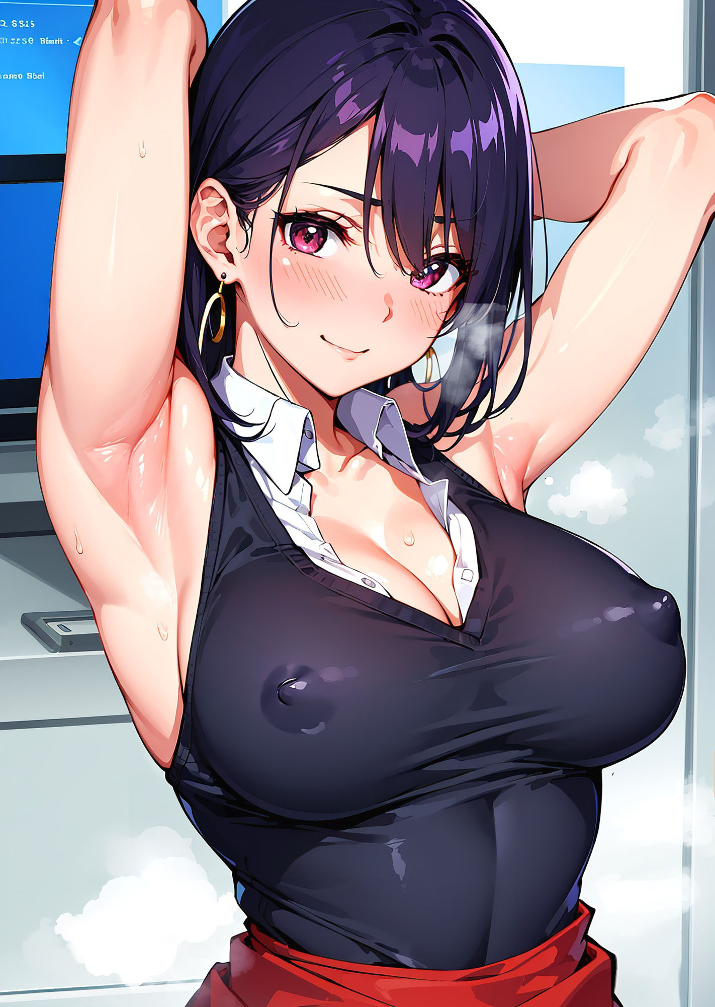 サンプル画像4:先輩OLの脇(ぐらびあるび〜すと) [d_377473]