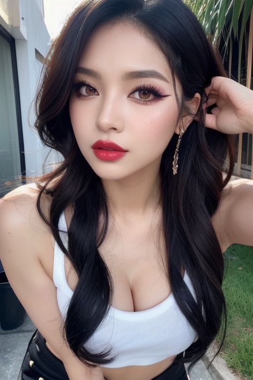 サンプル画像1:【4K高画質】黒髪系美女ギャル画像集(電王) [d_377577]