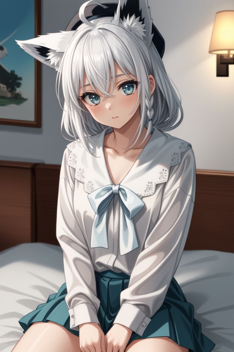 サンプル画像2:に◯さんじ 白◯フブキ エロCG集(かみのみゃ) [d_377662]