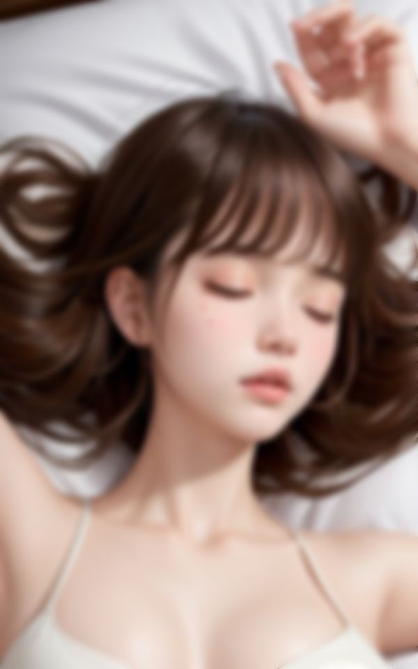 サンプル画像4:眠っている隙だらけの淫乱美女シリーズ 〜ロリカワ巨乳編〜(魅せるAI社) [d_377688]