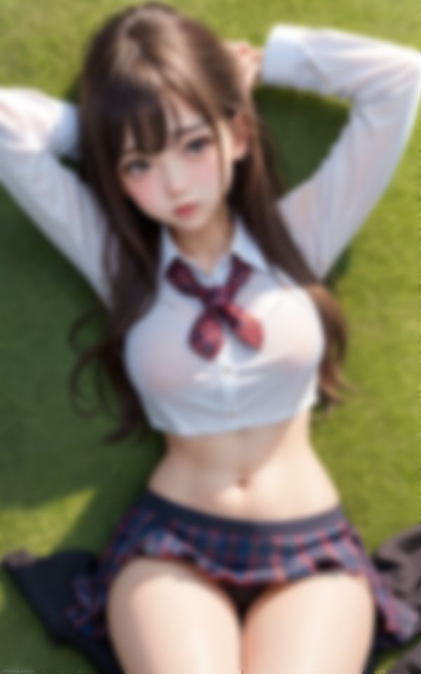 サンプル画像5:エッチな視線で誘惑してくるロリカワ美女学生裏写真コレクション(AIファンタスティック) [d_377690]