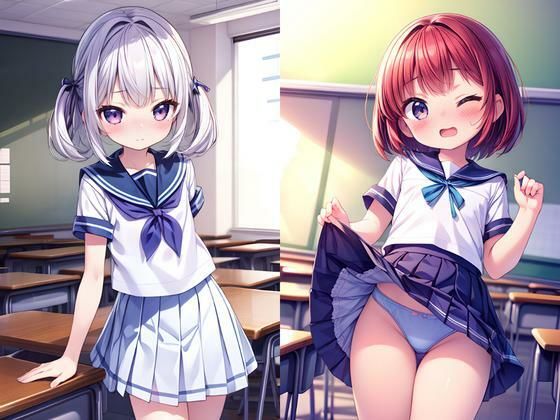 サンプル画像3:めちゃエロ少女S〜制服ロ〇たちの秘密の放課後〜(生ほいっぷちゃん) [d_377716]