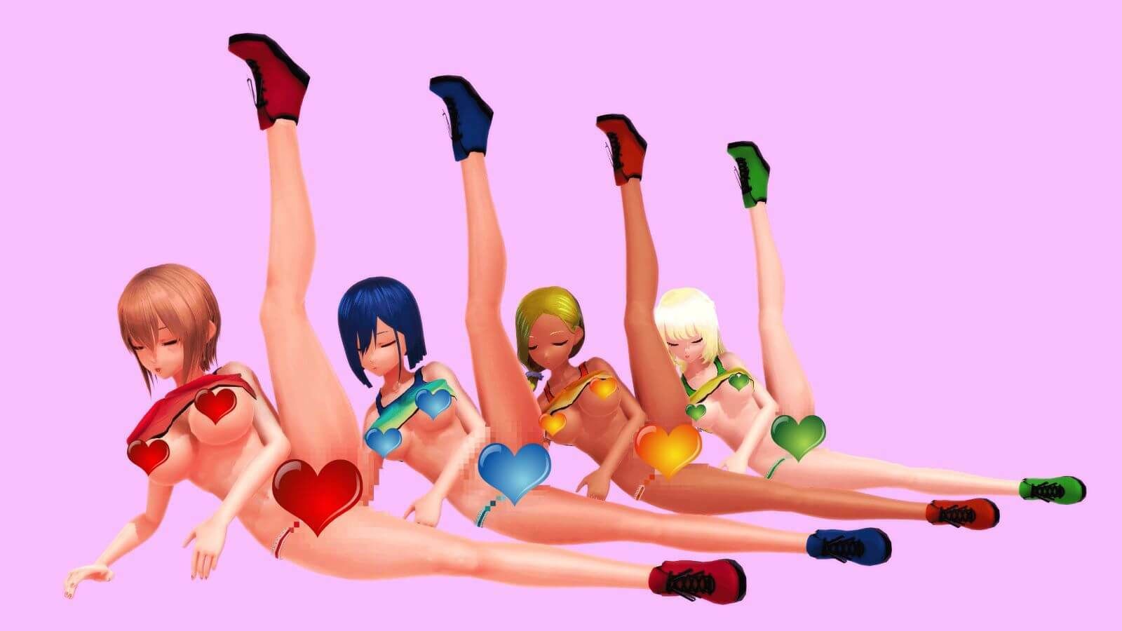 サンプル画像2:【ふたなりダンス】JKたちのチンプラエクササイズ（通常版）(JOKERのアトリエ) [d_377732]