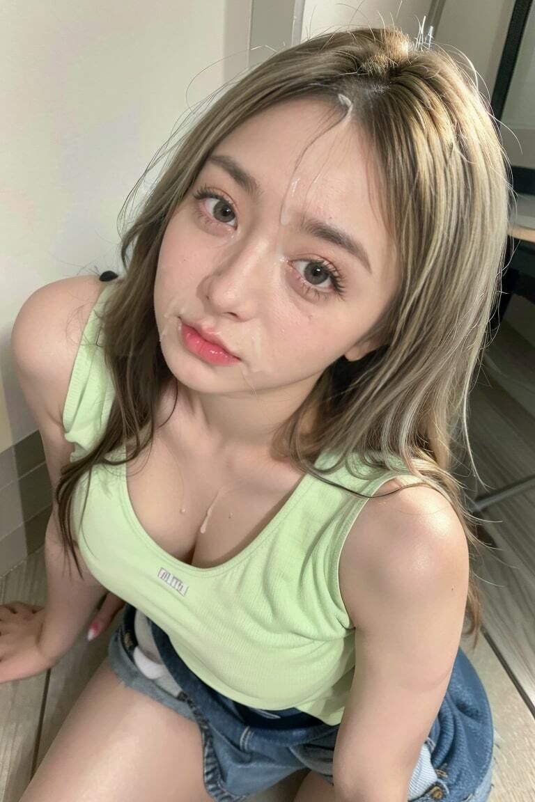 サンプル画像3:ぶっかけ顔射第2弾(美女とお散歩) [d_377861]