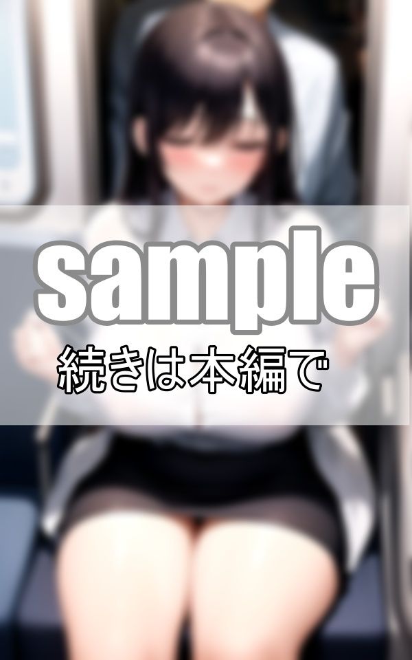 サンプル画像3:通勤電車で見かける無防備な女の子の寝顔を盗み見るのが毎朝の日課です！(淫夢生成器) [d_377901]