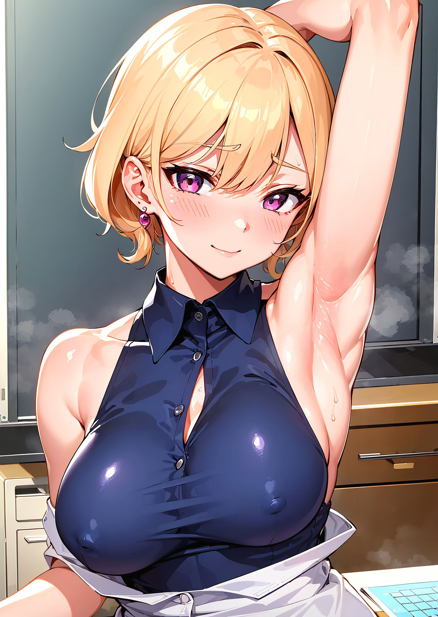 サンプル画像3:先輩OLの脇2(ぐらびあるび〜すと) [d_377957]