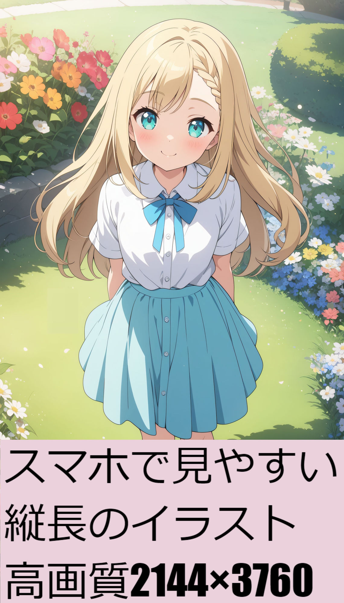 サンプル画像1:［縦長130枚］ 野外露出少女(AI factory) [d_378062]