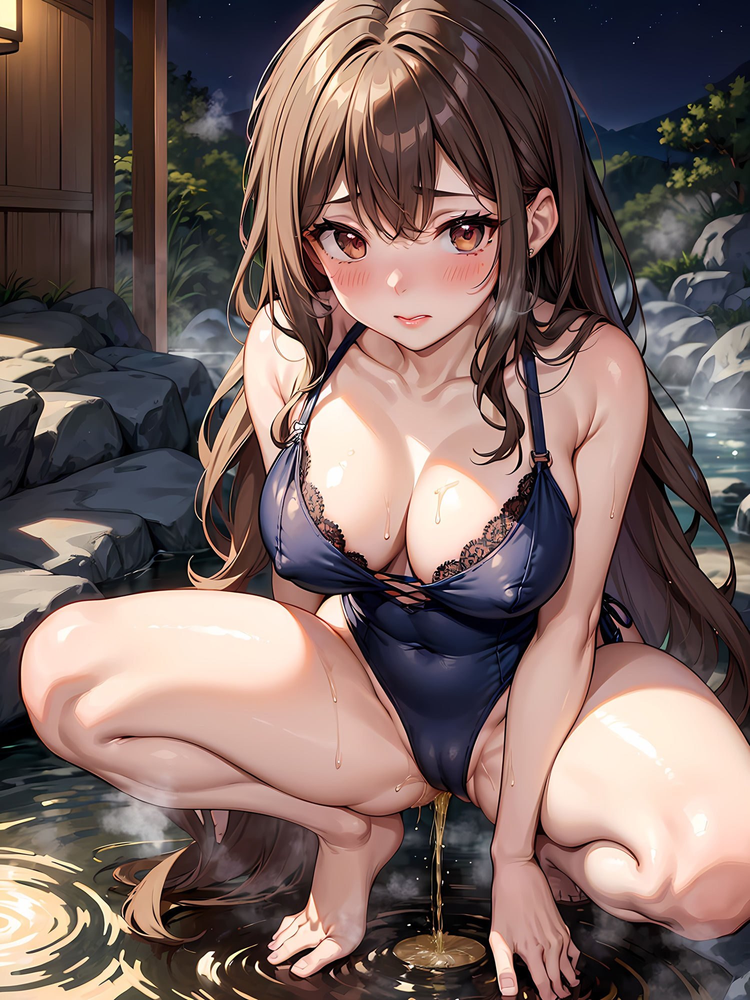 サンプル画像5:人妻がおもらしするCG集(妄想サチュレーション) [d_378064]