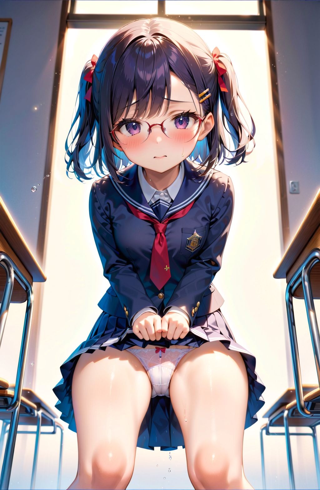 サンプル画像3:眼鏡美少女＃1(KUMAI) [d_378097]