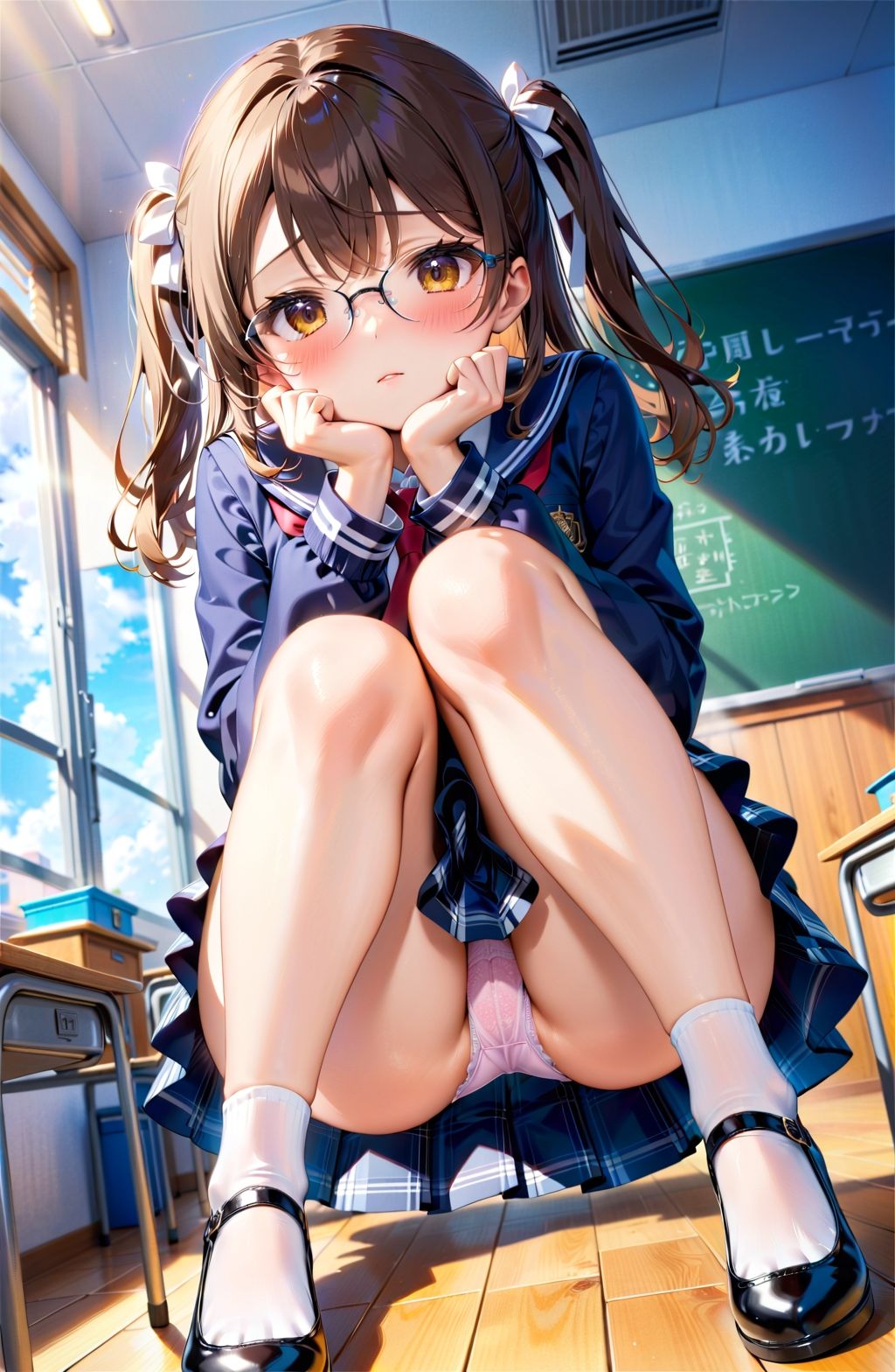 サンプル画像4:眼鏡美少女＃1(KUMAI) [d_378097]