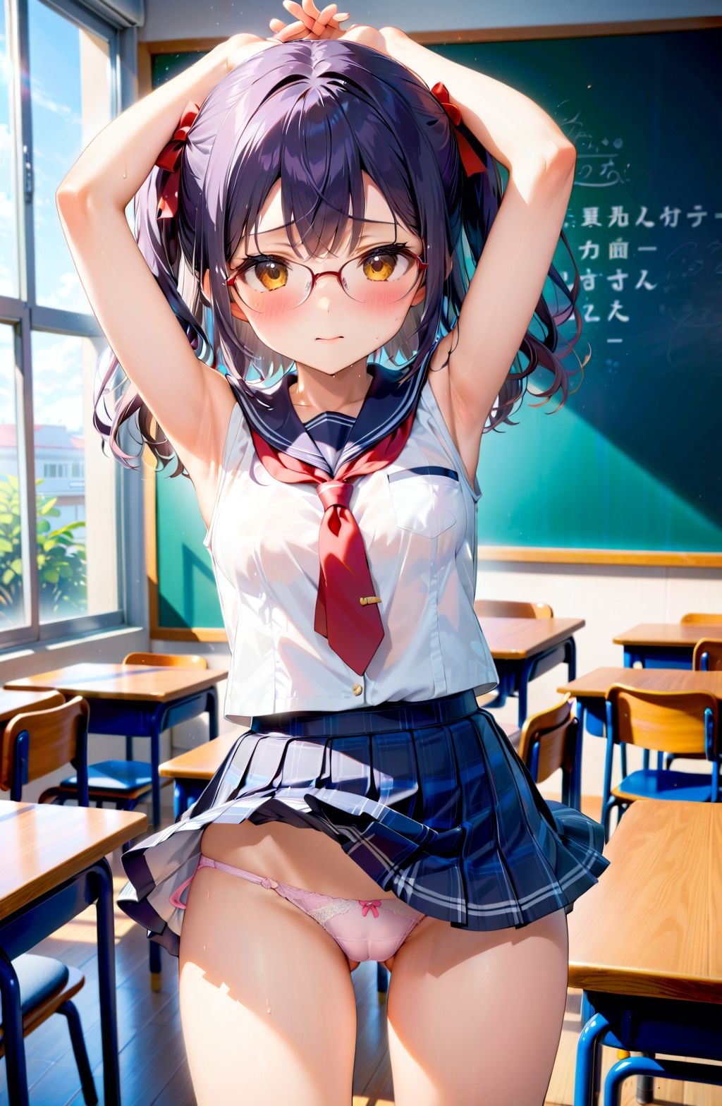 サンプル画像6:眼鏡美少女＃1(KUMAI) [d_378097]