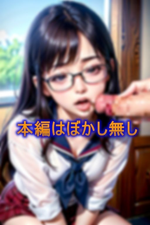 サンプル画像4:地味メガネJKの本性はド淫乱ビッチだった！！(奥田家) [d_378114]