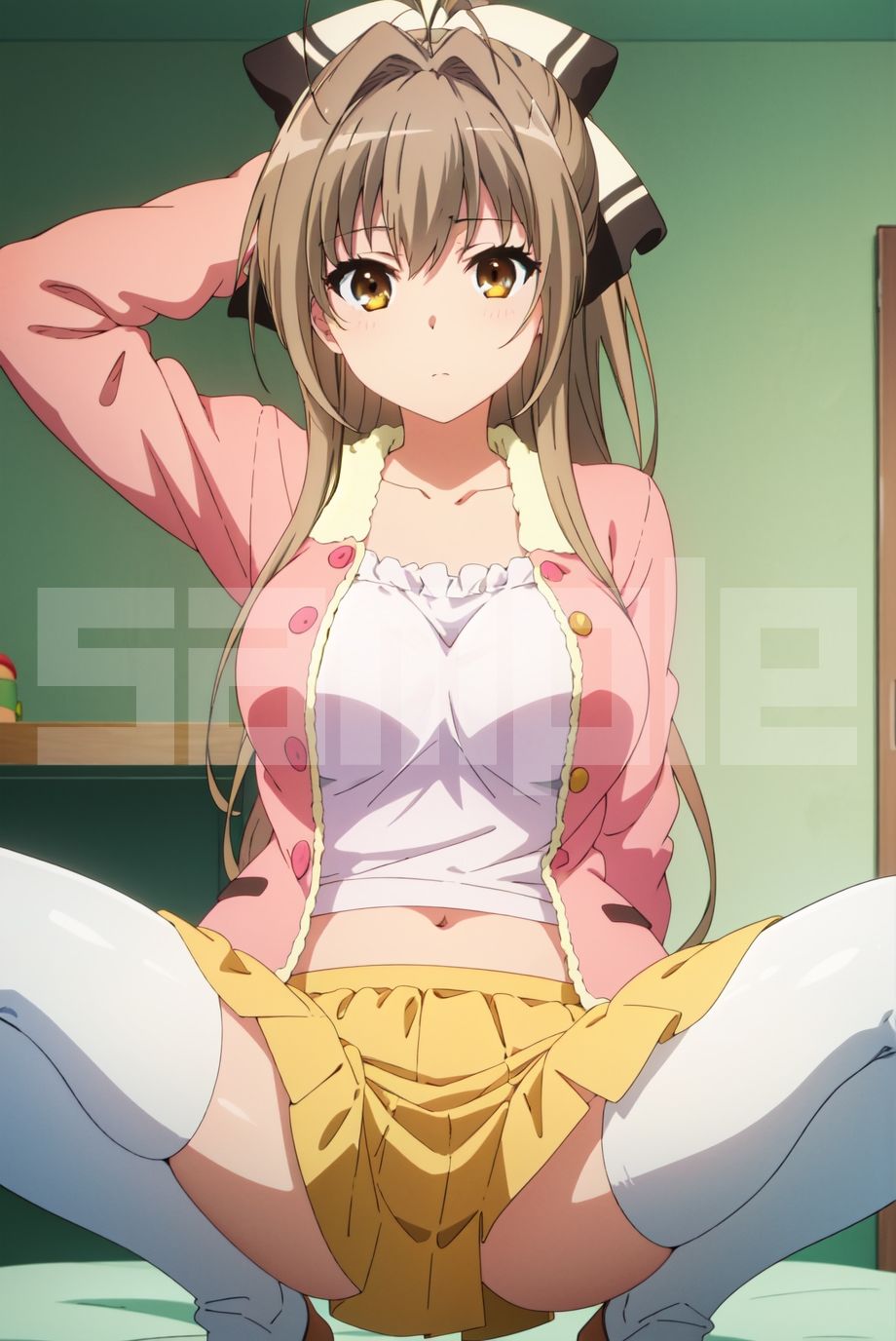 サンプル画像3:いすずの夜伽 着衣H接待私服編(排便量管理人) [d_378182]