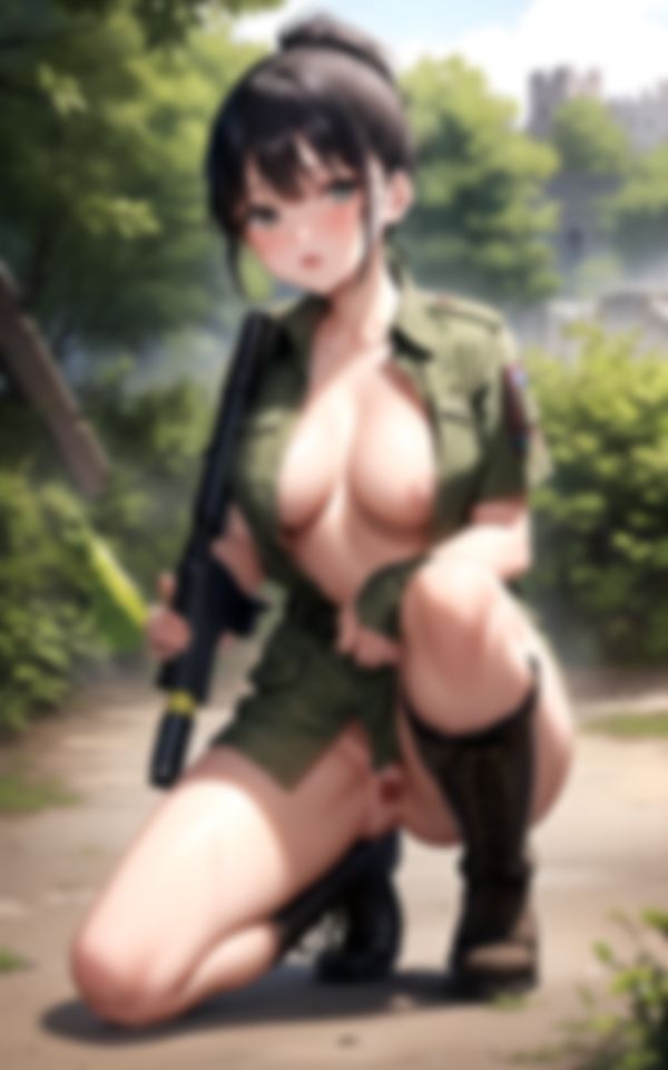 サンプル画像4:最近のサバゲー女子は発情するらしい(ちゅっぱちゃっぷす) [d_378307]