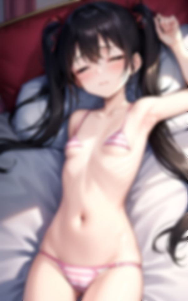 サンプル画像4:淫らなポーズで発情する貧乳美女っ娘コレクション104枚(AIみかん) [d_378324]