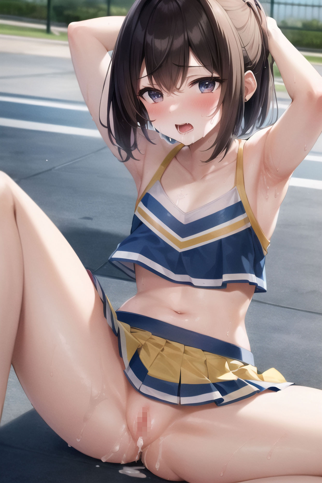 サンプル画像5:強気な運動部女子が変態顧問に寝取られる(結城ゆい) [d_378397]