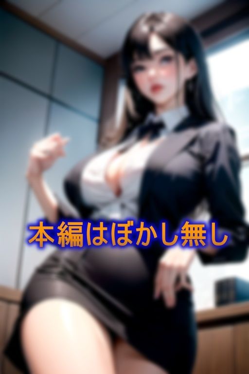 サンプル画像2:後輩社員を喰いまくる年下キラーの神乳痴女OL(みるくせいき) [d_378510]