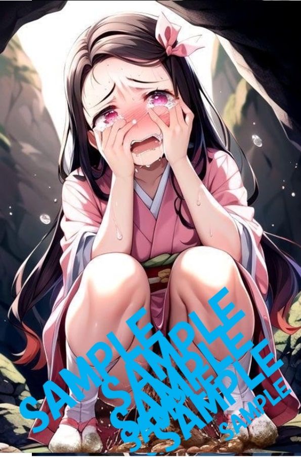 サンプル画像5:お腹を壊して野糞する竈門禰●子(わたあめ) [d_378560]