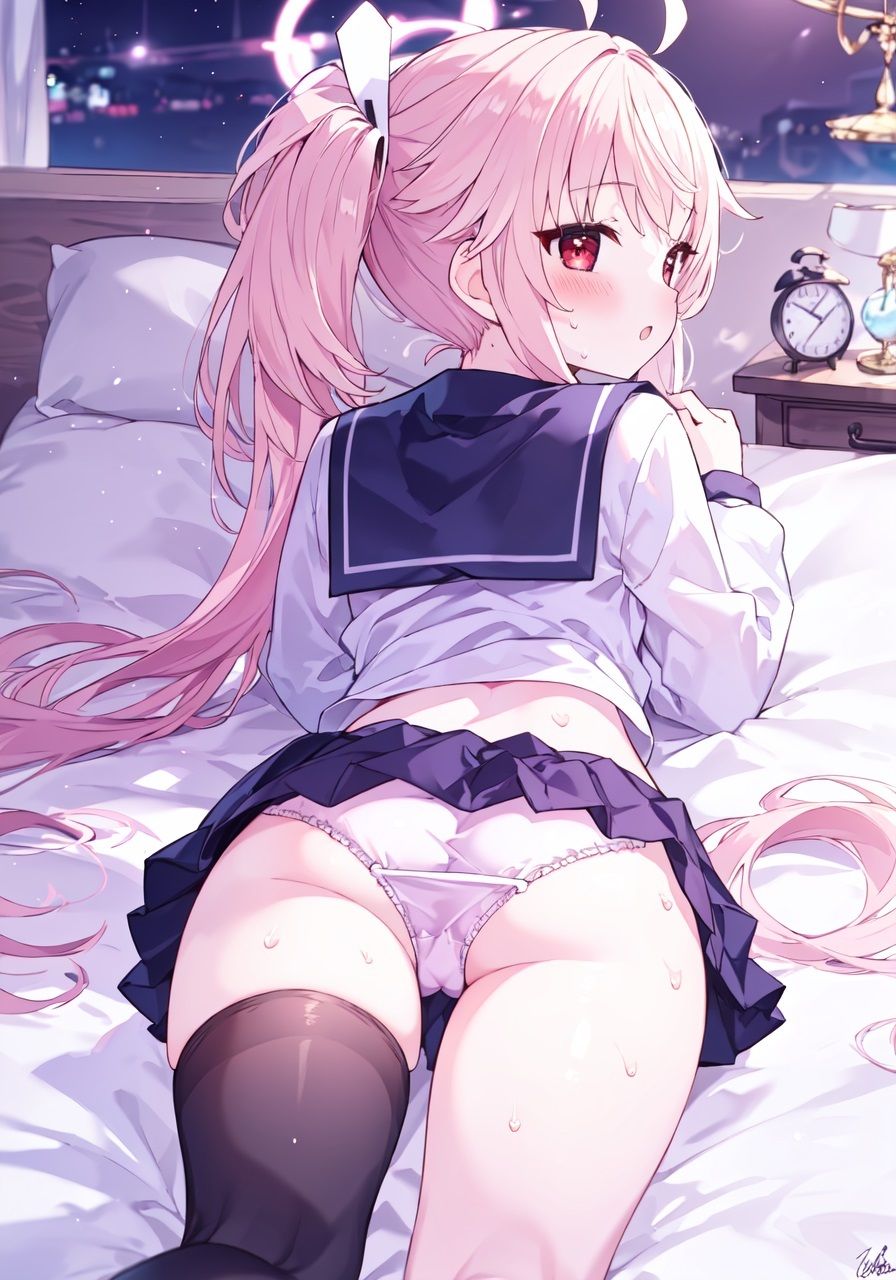 サンプル画像2:【ブ〇アカ】柚鳥ナツえっちイラスト集(AIイラスト販売Carco(Pixiv)) [d_378651]