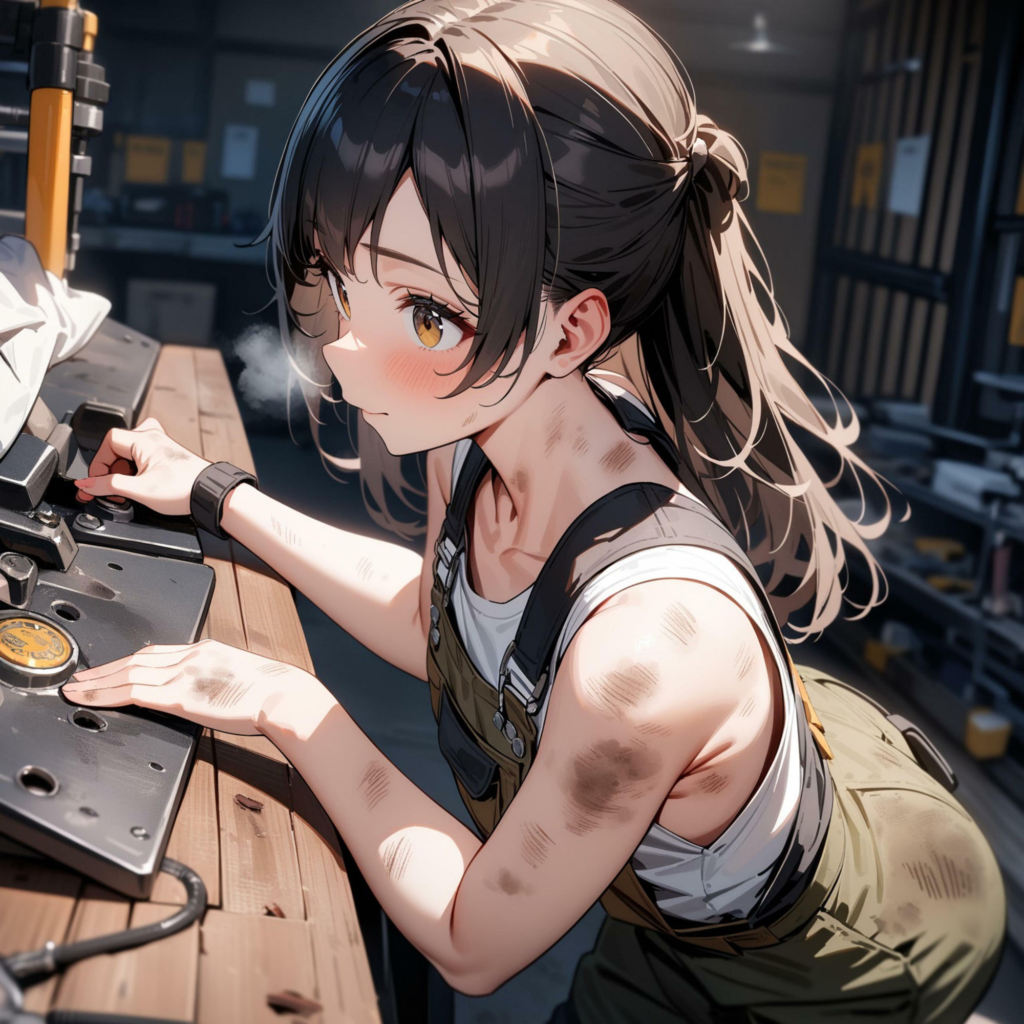 サンプル画像2:【超高画質 作品数約200枚以上！】作業服の女の子エッチCG集！(Nature lover) [d_378738]