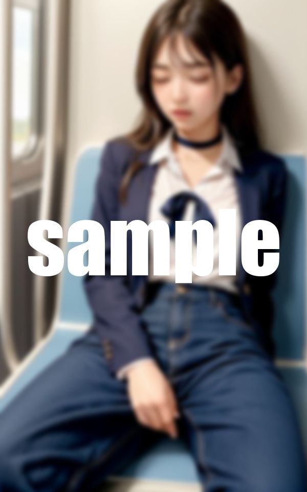 サンプル画像1:痴●女子〜わざと居眠り痴●を誘い出す〜(ぷりてぃぷりてぃ) [d_378830]