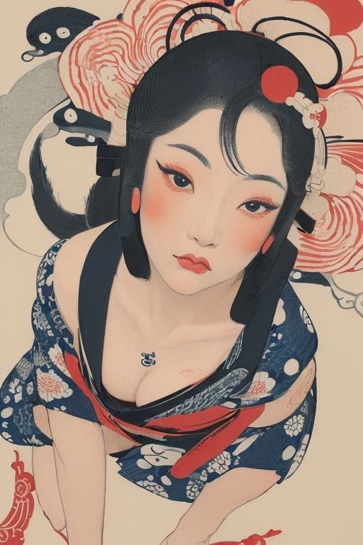 サンプル画像2:春画遊戯(AI Dvas) [d_378872]