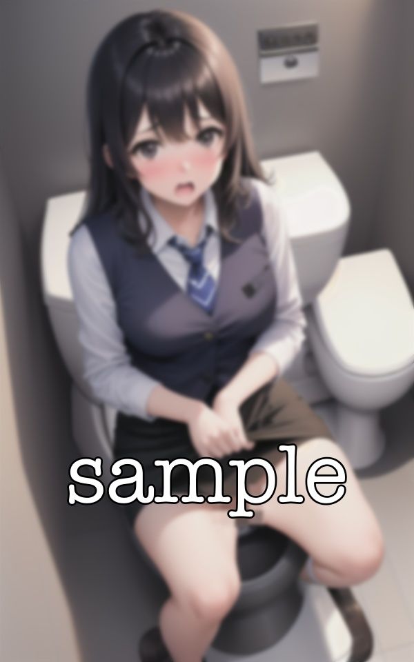 サンプル画像4:新人のトイレを覗き怒られるスペシャル！恥ずかしがる激カワ新人の姿をみて欲情！(性欲モンスター企画) [d_378894]