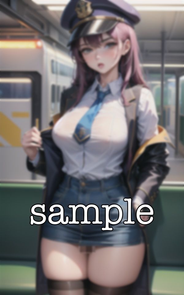 サンプル画像3:美女車掌を痴●・・・強気な痴女社長にわからせセックス！電車内で禁断のセックス(コレクターズえろ図鑑) [d_378899]